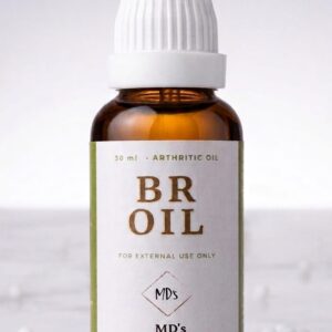 BR Oil by MD’s Homoeopathy, Homoeopathic Pain Relief Oil Bottle Natural Muscle, Relief Oil, Joint Pain Relief Oil, Olive Oil Based Muscle Relief, BR Oil for Back Pain & Stiffness,